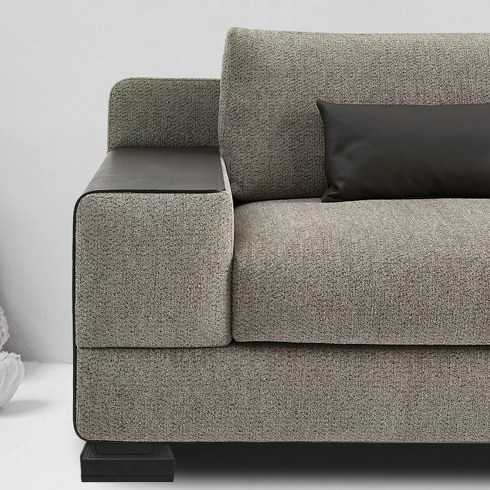 

4Pcs Heavy Duty Furniture Risers Adjustable Bed Frame Supports for Couch Table Desk Elevator Blocks with Anti Slip Surface