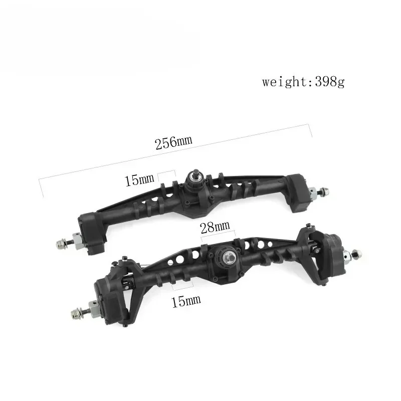 

Front and Rear Plastic Currie F9 Portal Axle Complete for Axial Capra UTB10 1.9 UTB 1/10 RC Crawler Car Upgrade Parts
