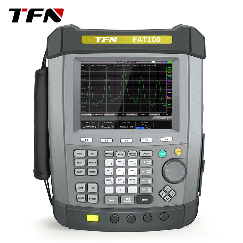 

TFN FAT100 9KHZ-1.6GHZ Spectrum Analyzer Portable Handheld Range High-End Spectrum Analyzer Tester