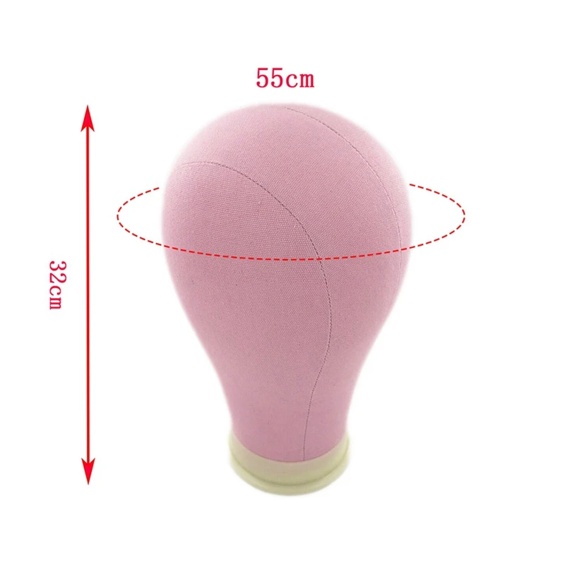 Тренировочная голова, голова манекена для париков, голова манекена для подставок для париков, профессиональная голова для укладки, холст, голова манекена