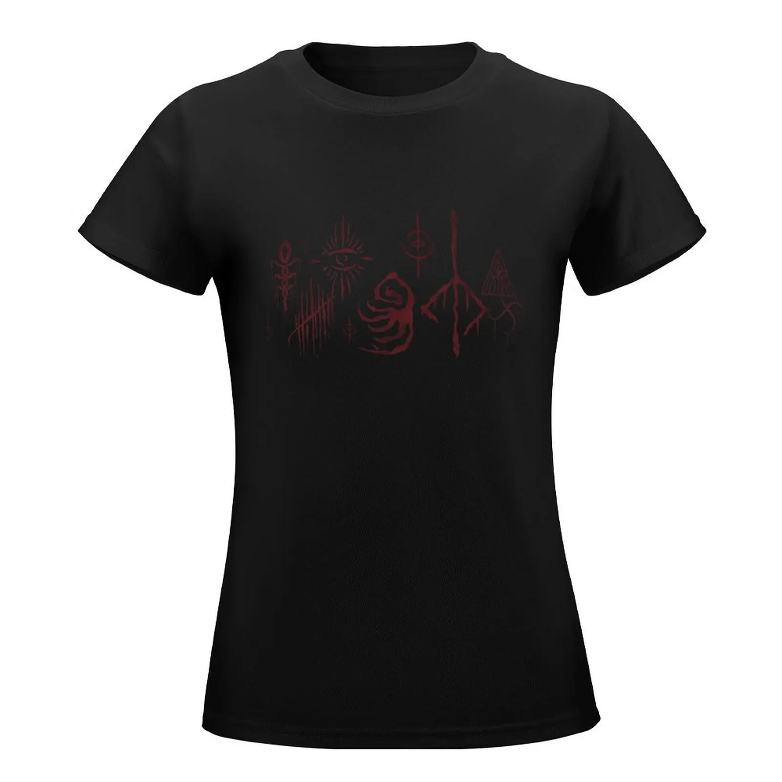 Bloodborne runes T-Shirt tees funny summer tops clothes for woman