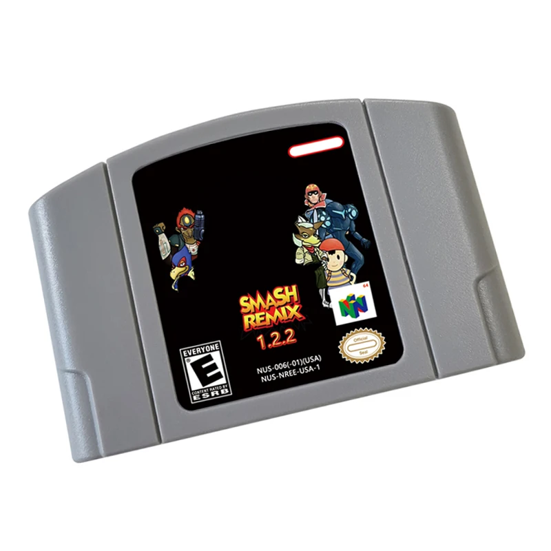 خرطوشة ألعاب فيديو Smashremix1.2.2_64 بت لوحدة تحكم الألعاب النسخة الأمريكية