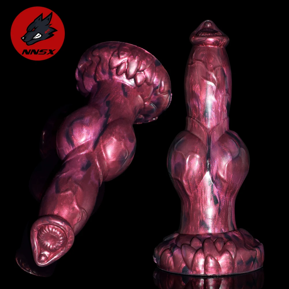 NNSX Realistic Dildo Dog Knot buttplug Anal Dilator Fantasy Anal Sex Toy for Woman Man Vagina Masturbator Silicone Penis for you