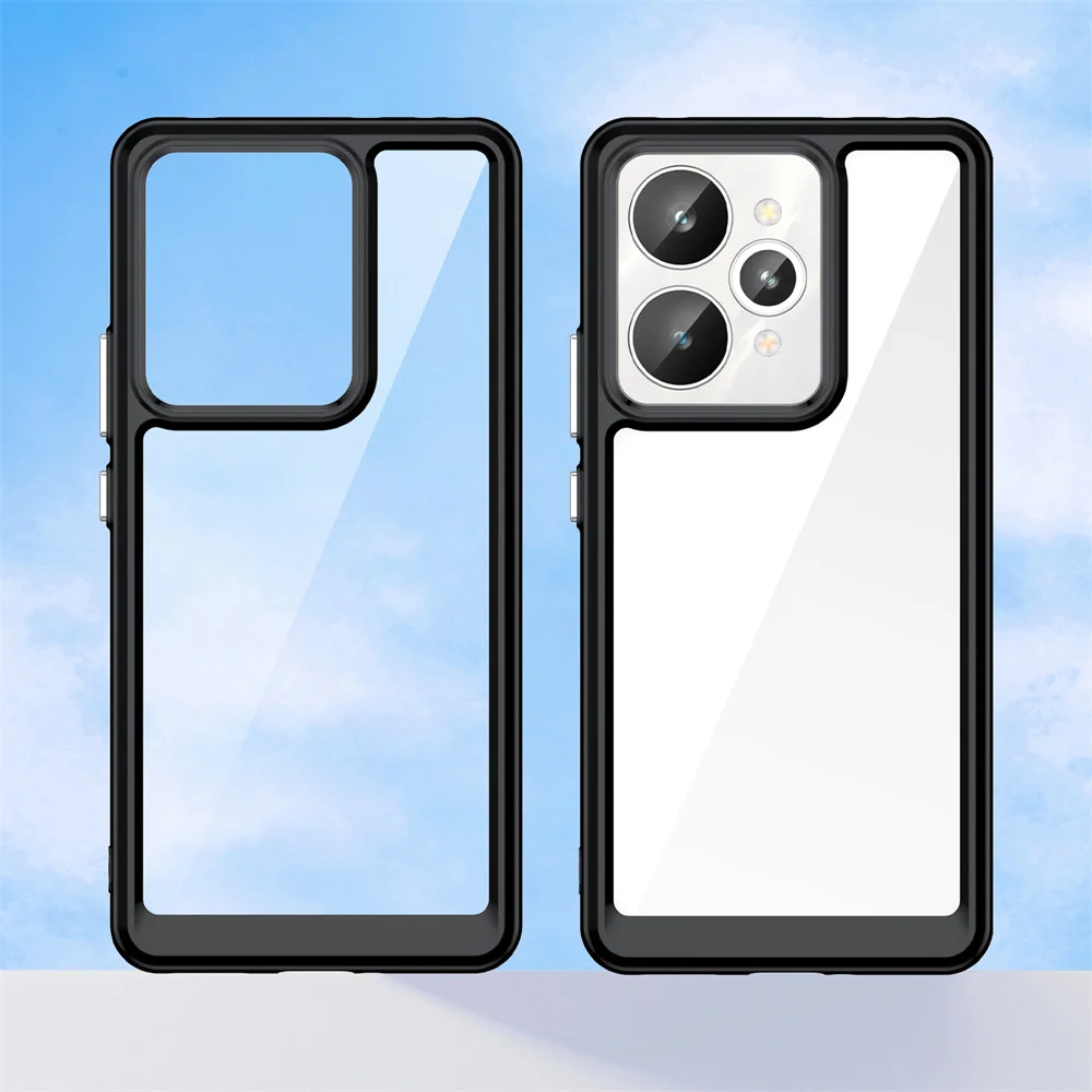 حافظة لهاتف OPPO Realme 15 5G لوحة الكترونية معززة صلبة حافظة لهاتف OPPO Realme 15 Pro Realme15 موضة كاملة PMMA + TPC هاتف Coque