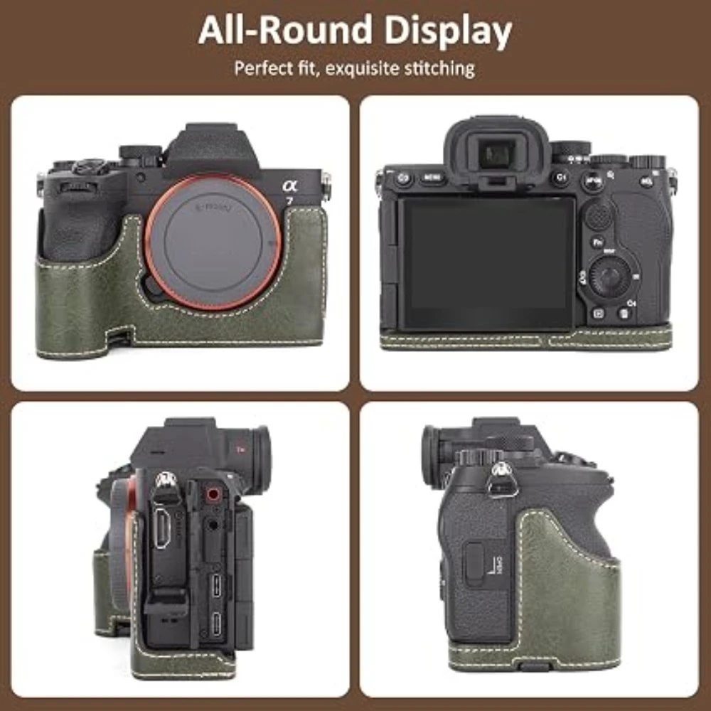 Bottom Opening Protective Camera Bag For Sony A7R5 camera bag a7r5 protective case A7M5 with 1PCS tempered film