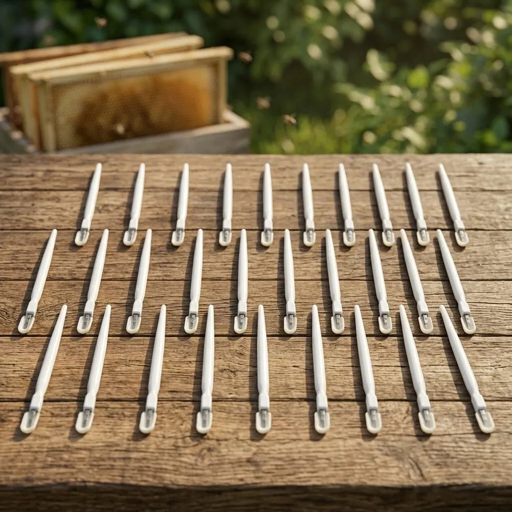 30pcs Honey Scraping Tool Set Plastic Scraper Designed For Beekeeping Practical Single Ended Tools For Honey Propolis