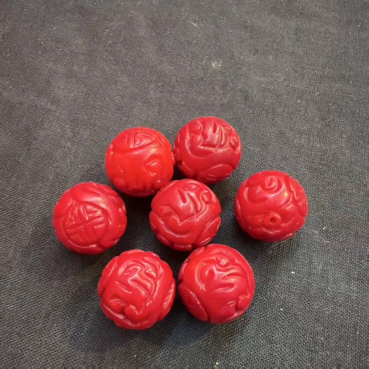 1piece pink orange Coral carved pumpkin pillar full hole beafWholesale for DIY for jewelry gems stone
