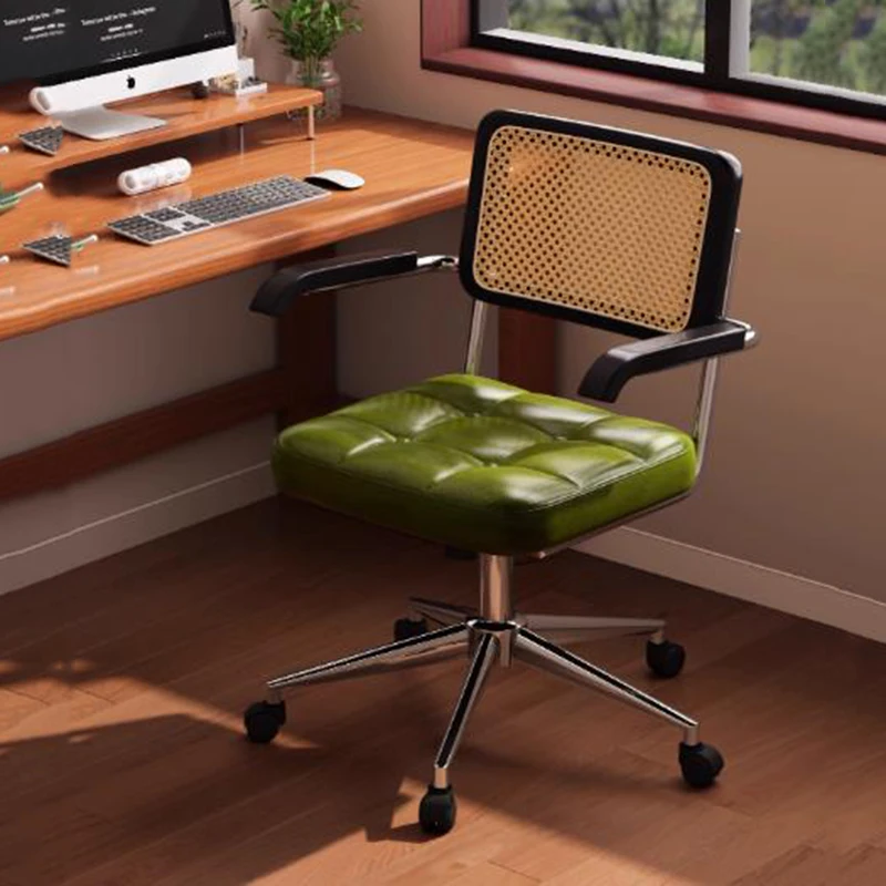 &Modern Designer Office Chair Dinning Bedroom Wheels Bar Camping Vanity Reading Sillas Trendy Furniture