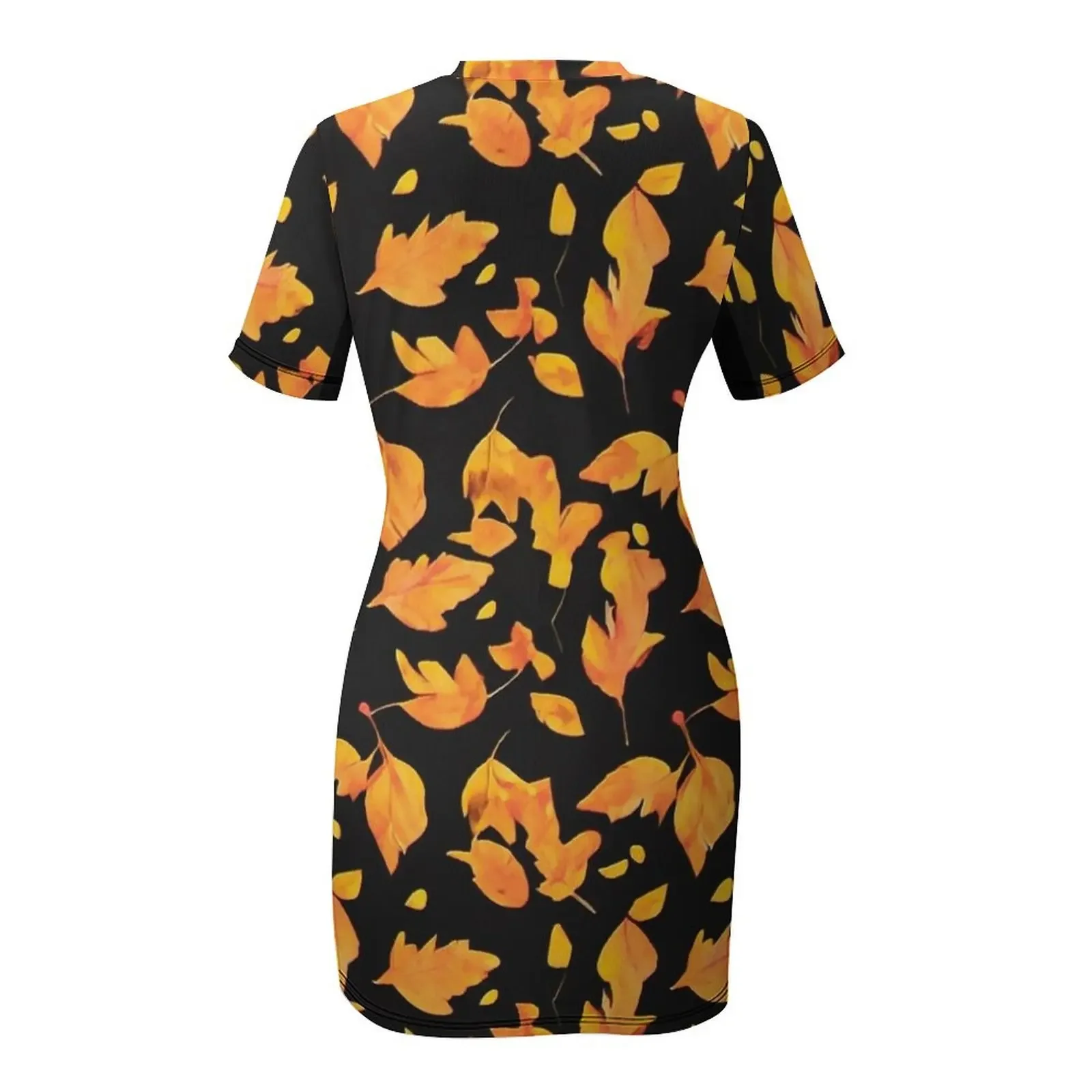 ฤดูใบไม้ร่วงใบไม้ร่วง 04 ชุดเดรสแขนสั้น ชุดเดรสฤดูร้อน ชุดเดรสปาร์ตี้ ชุดเดรสปาร์ตี้หรูหราสำหรับผู้หญิง ชุดราตรีออกงาน