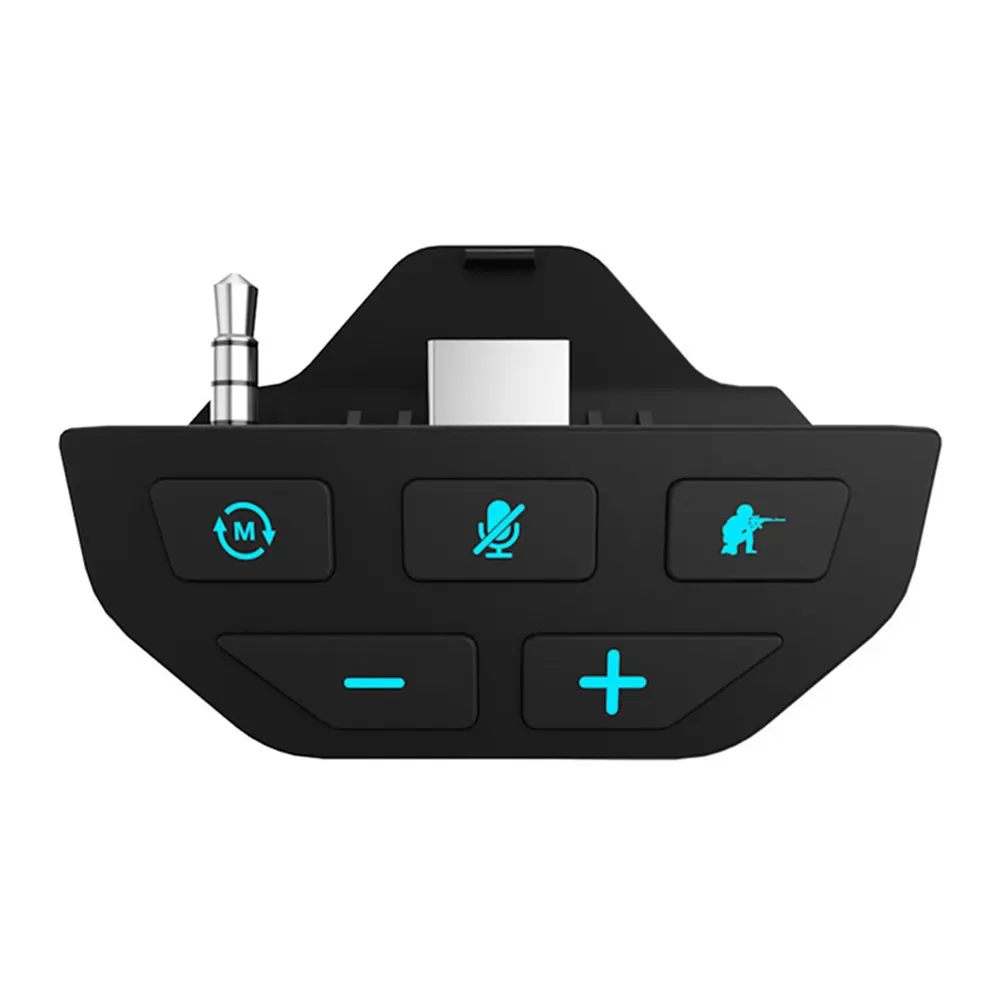 

1 шт. стереоадаптер для наушников для одного контроллера, аудиоадаптер для игр с функцией Chat Balance и поддержкой отключения микрофона, разъем 3,5 мм для гейминга