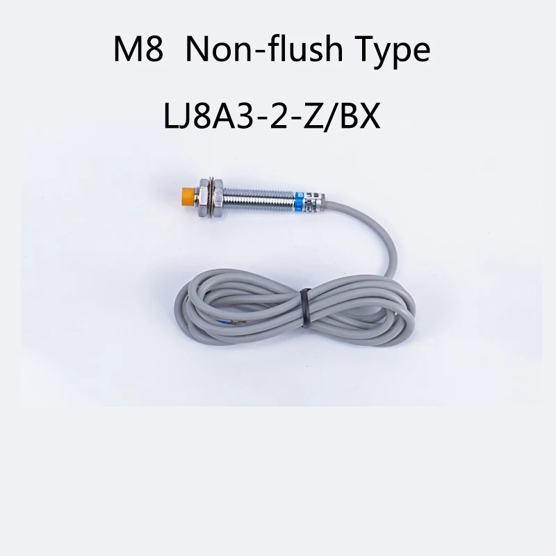 LJ8A3-2-Z-BX/AX/ BY/AY/EX/DX/DZ/EZ Proximity Switch PNP/NPN NO NC M8 2mm Detect distance Inductive Sensor Switch