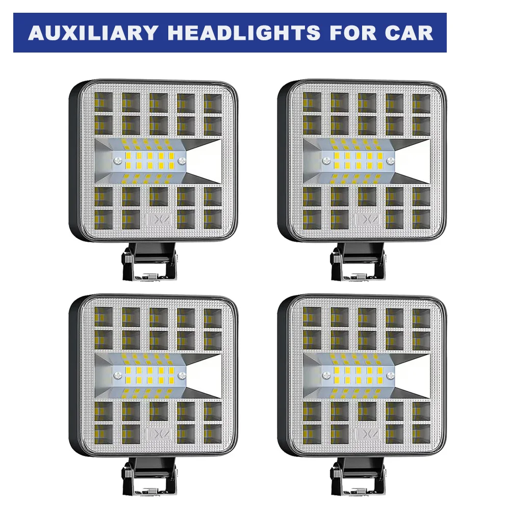 

Waterproof Car LED Work Light Combo Beam 3030 SMD Super Bright Flood Spot Barra LED 12-24 Volts Spotlights Truck 4x4 4WD