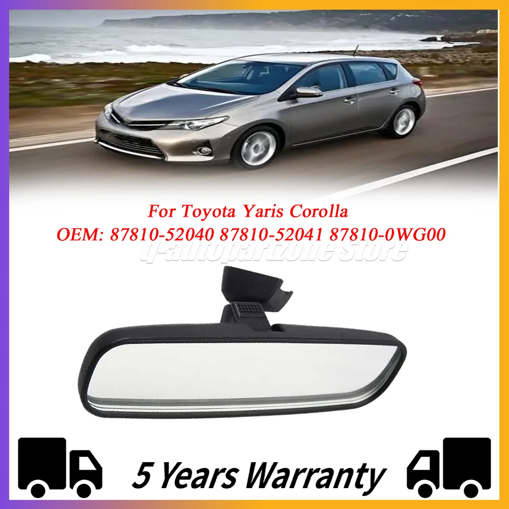 

Car Inner Rearview Mirror Assy With Bracket For Toyota Yaris Corolla Rav4 4runner Alphard 87810-52040 87810-52041 87810-0WG00