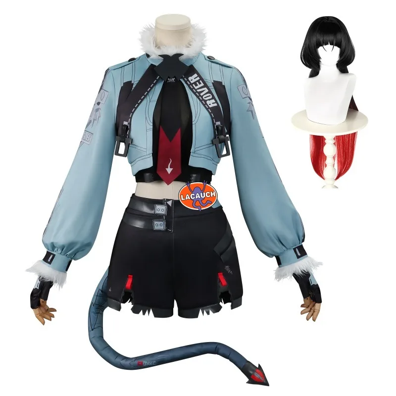 

ZZZ Zenless Zone Zero Jane Doe Adult Cosplay Costume Carnival Anime Wigs Uniform Halloween Party Masquerade Women's Game Costume