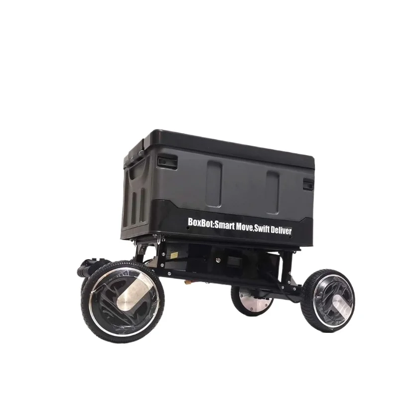 Box robot electric camper automatically follows