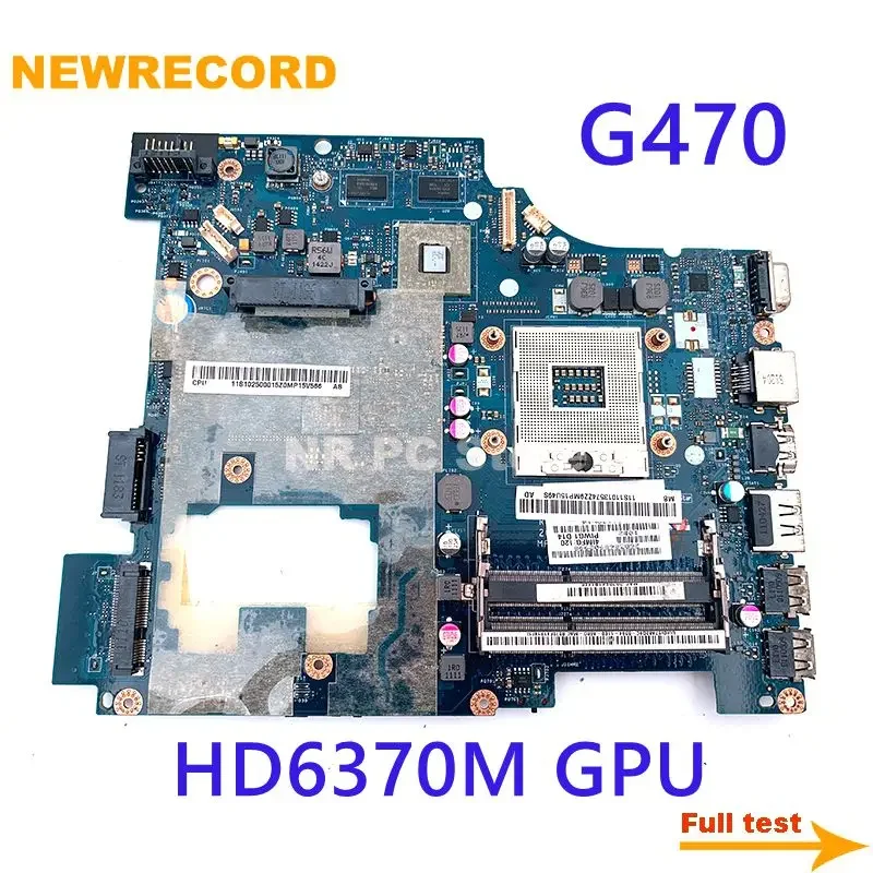 

For Lenovo Ideapad G470 Laptop Motherboard 14 Inch PIWG1 LA-6751P 11S10250000 HM65 DDR3 HD6370M GPU Main Board