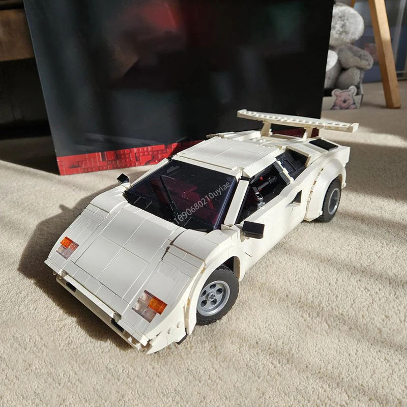 Moc-10337 técnico Lamborghinis Countach 5000 modelo de coche de carreras coches súper deportivos bloques de construcción DIY ladrillos juguetes para niños regalos