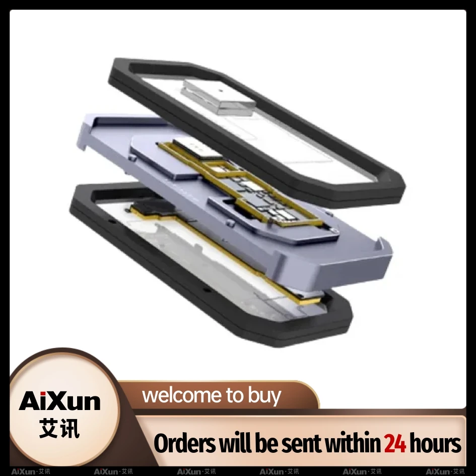 

AIXUN Z13 BGA Reballing Stencil Platform For iPhone 13 13mini 13Pro Max Motherboard Middle Layer Planting Tin Solder Template