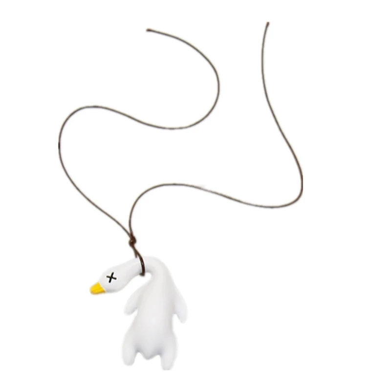 Car Pendant Anime Little Duck Swing Auto RearviewMirror Hanging Ornaments