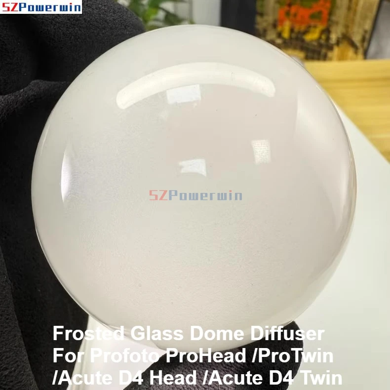 Frosted Glass Dome Diffuser For Profoto ProHead /ProTwin /Acute D4 Head /Acute D4 Twin 7.5cm Height New Flash Accessories