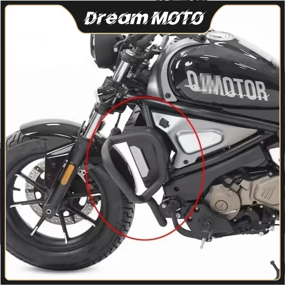 Новинка для мотоцикла Qjmoto Qj St550 550Srvst Srv 550 St, верхняя защита от столкновений, расширенный бампер, защита топливного бака из нержавеющей стали Новинка для мотоцикла Qjmoto Qj St550 550Srvst Srv 550 St, верхняя защита от столкновений, расширенный бампер, защита топливного бака из нержавеющей стали