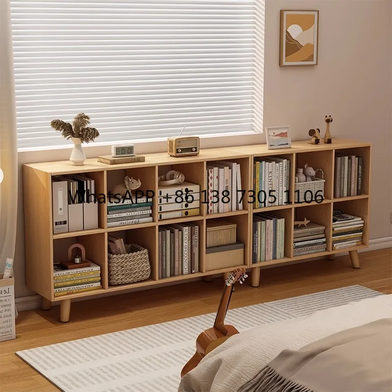 

Bookshelf Shelf Floor-to-ceiling household living room Low storage cabinet Locker Small layered lattice cabinet