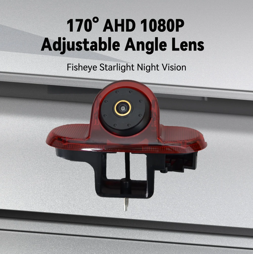 AHD 1080P 170° Vehicle Brake Light Rear View Camera For Renault Trafic 2001-2014 Opel/Vaxhall Vivara Nissan Primastar Car