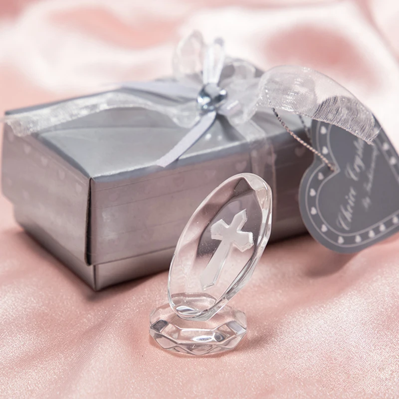 Стеклянная фигурка Креста, Кристальный крест, хорошо сделано, Элегантное Изысканное Украшение, Хрустальная скульптура, украшение для дома, подставка