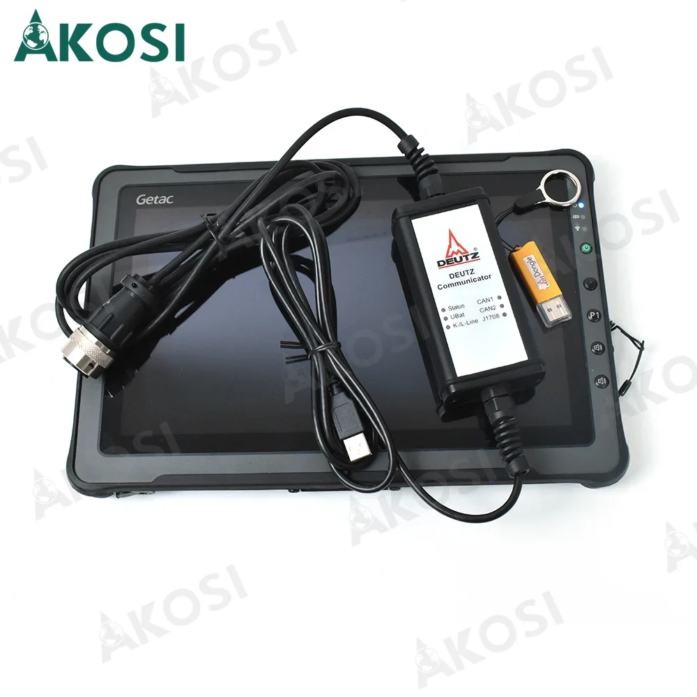 

F110 tablet+For Deutz Decom Auto Detector Serdia 2010 for Truck Controllers EMR 2/3/4 Diagnostic & Programming Tool