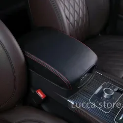 For HAVAL H9 2016-2022 Accessories Car Central Armrest Cover Leather Storage Box Protective Pad Interior Modification