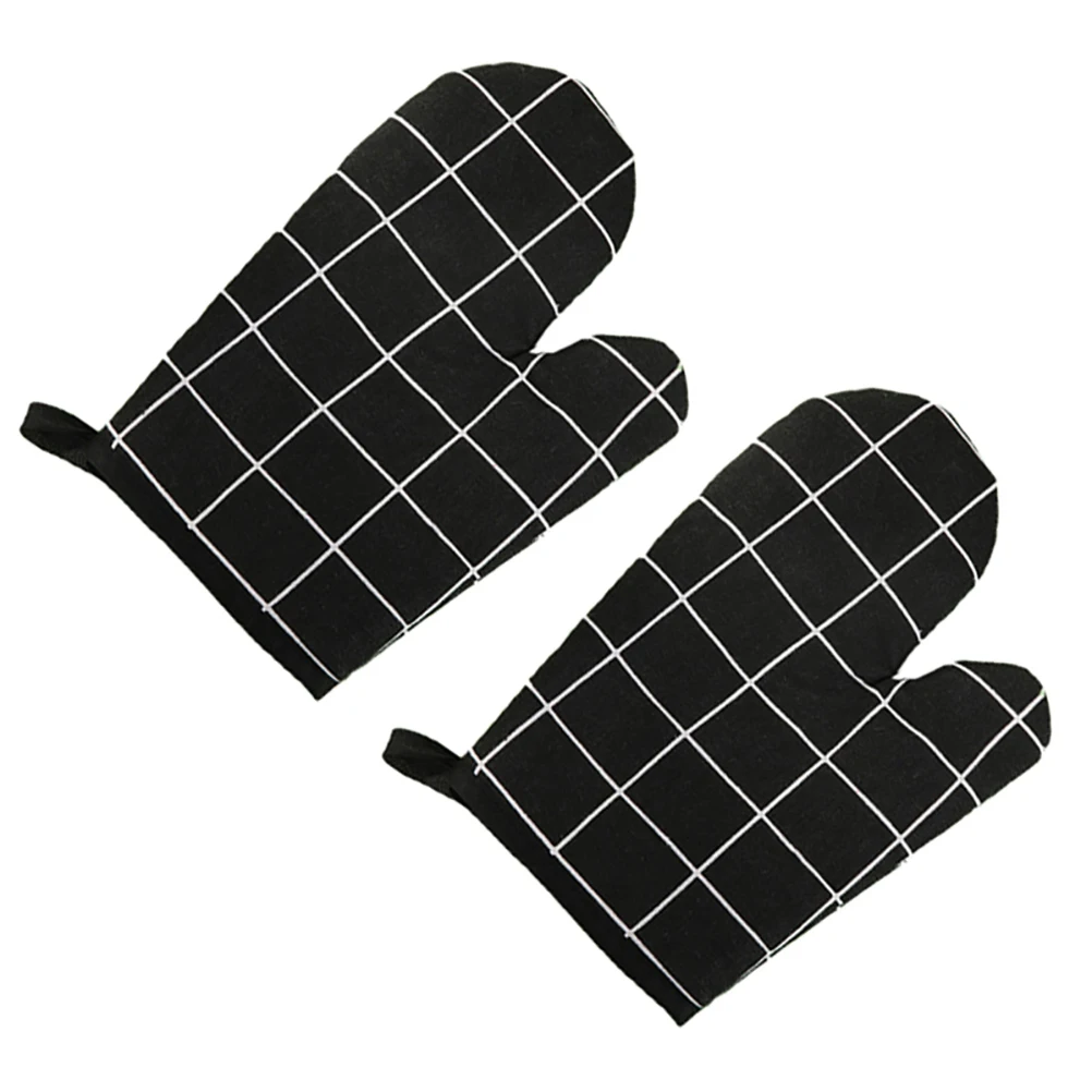 

2Pcs Insulation Gloves High Temperature Resistance Heat Cloth Oven Mitts Kitchen Gloves Premium Materials Safe H Hot Items