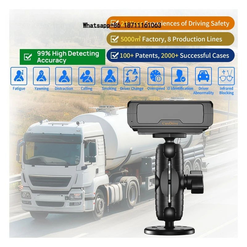 

AlwayCare Fleet Management Safety Driving Monitoring System 4-Channel Video Output with Driver Identification Warning Features
