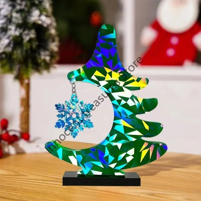 

3XUA Silicone Mold Christmas Decoration Snowflake Charm Resin Molds DIY