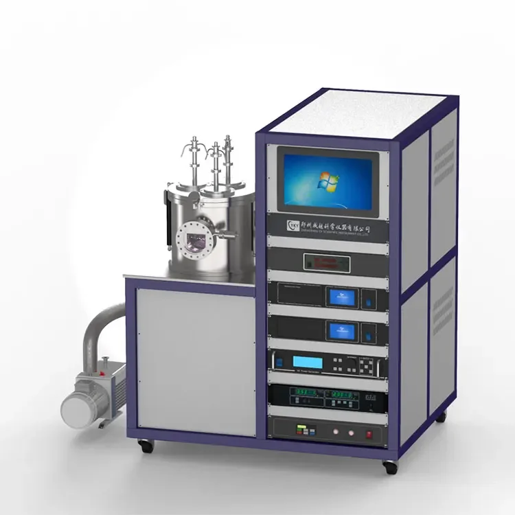 Affordable Lab  Plasma Coater with Triple Targets for Non-Metal Multi-Layer Films