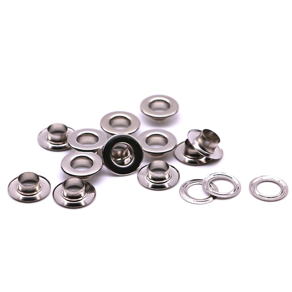 Pure copper electroplating eyelets with washers grommet, inner diameter, 7.2/10/12mm