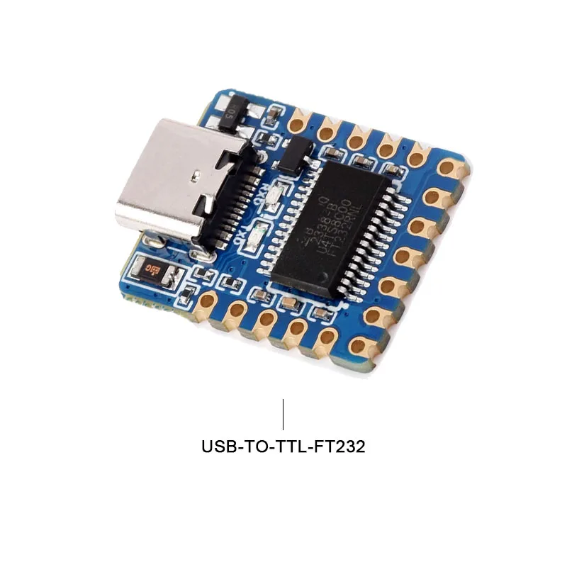 USB-TO-TTL-FT232 Mini FT232 USB to UART (TTL) Serial Communication Module USB Type-C Interface