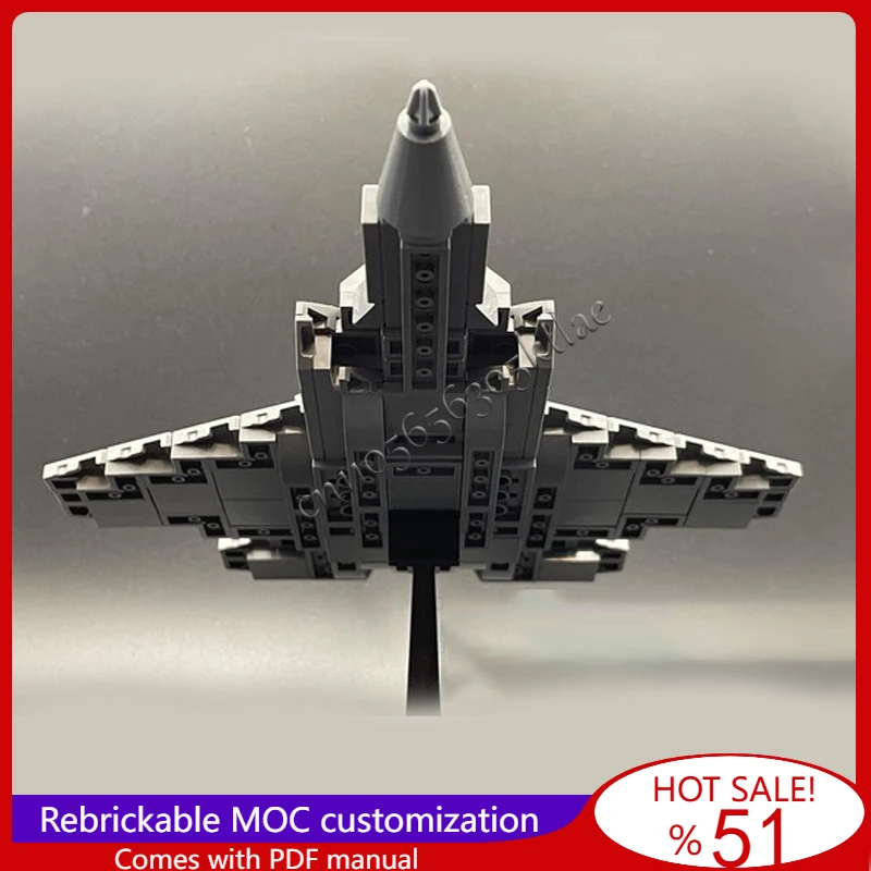 234 أجزاء 1:72 مقياس F 35C نموذج طائرة مقاتلة MOC اللبنات الطوب التجمع الإبداعي لعب الأطفال هدايا عيد الميلاد شعبية #4