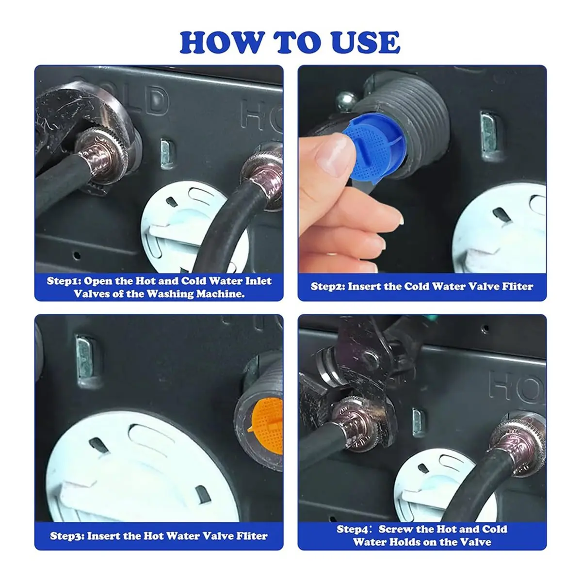 20 filtros de água da máquina de lavar dos pces, filtros da máquina de lavar agm73269501 substituições do filtro de fiapos filtros de mangueira de água