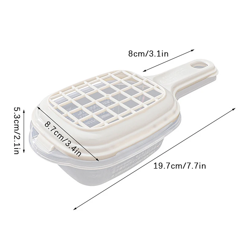 Microwave Rice Cake Heating Box With Handle Steaming Box Steamer Vessel Tofu Drain Box Fruit Cleaning Box