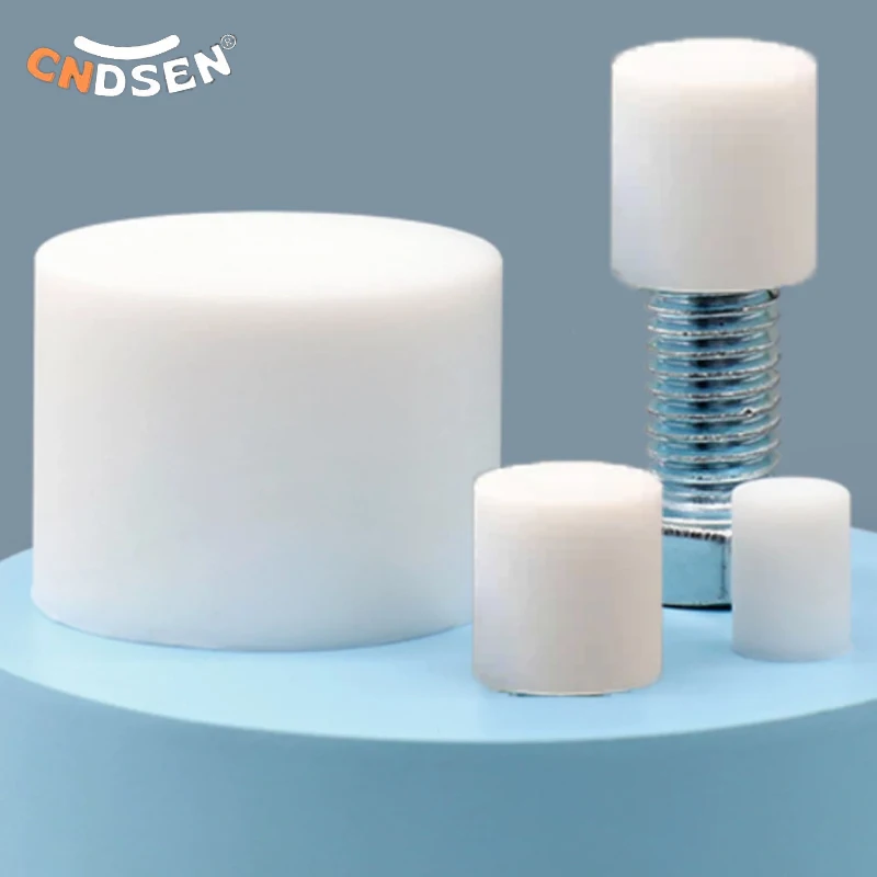 

White Silicone Rubber Round Anti-Slip Protective Sleeve 3~56.5mm Dust Seal Blanking End Stopper Protection Cover Round End Cap