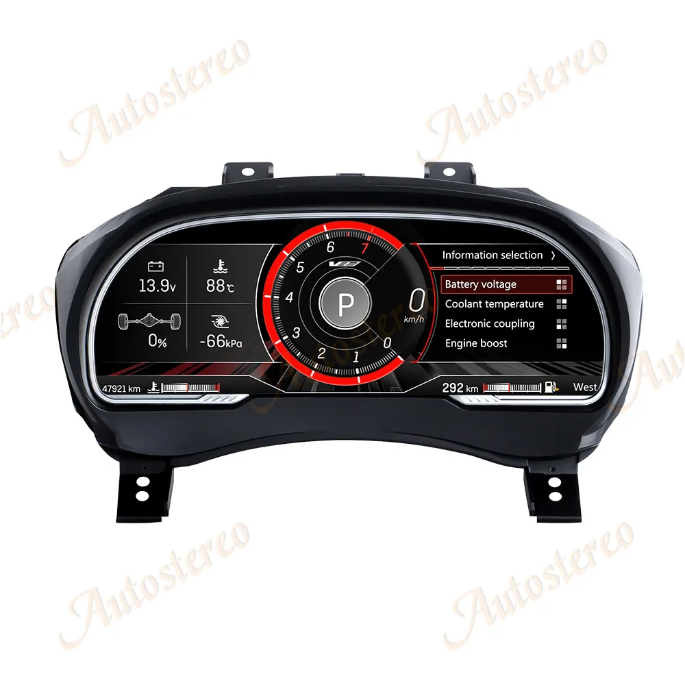 

Digital Cluster For Cadillac Escalade ATS CTS SRX 2013-2019 Instrument Panel Upgrade Speedometer Odometer Dashboard Display.