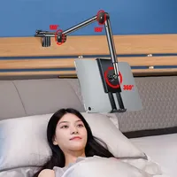 360 Adjustable Bed Tablet Stand Holder for Mobile Phones Tablet Lazy Long Arm Bed Desk Tablet Mount Support for iPad Mini