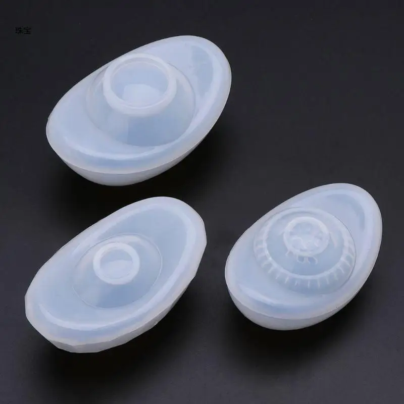 

X5QE Chinese Ingot DIY Resin Mould Handmade Jewelry Making Silica Mold for Cake Decor