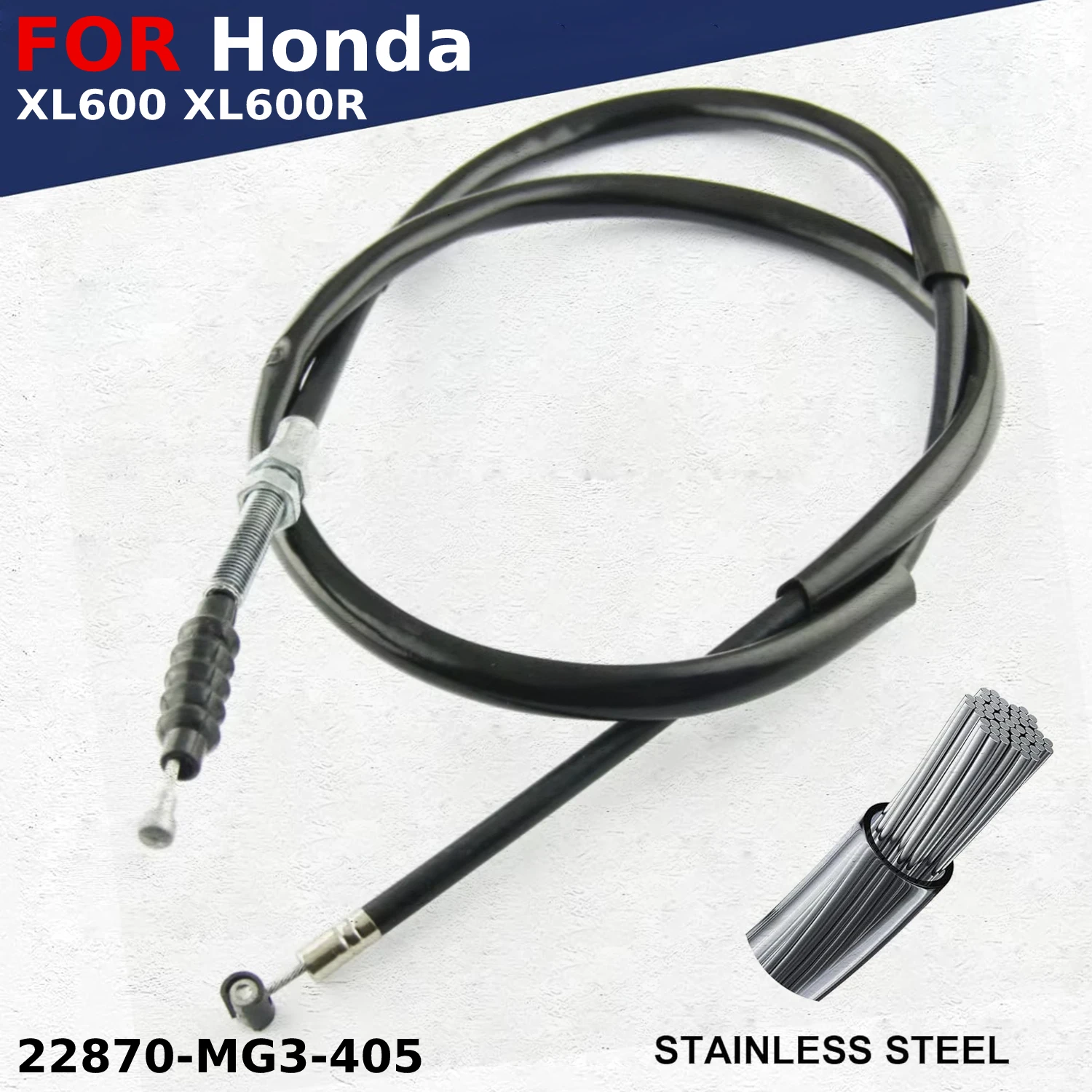 

Motorcycle Parts Clutch Cable Pull Brake Line For Honda XL600 XL600R 1983 1994 1995 1996 1987 Moto Equipments 22870-MG3-405