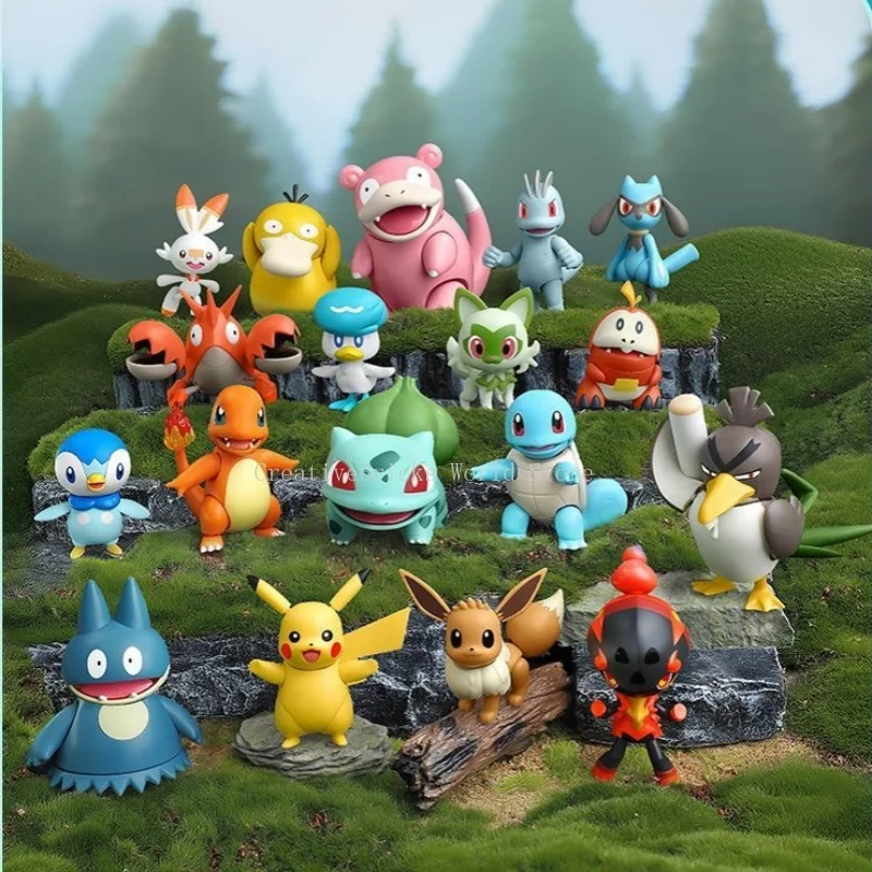 Blokees Pokemon Classic‑S Fierce Assault Piplup Articulated Building Block Figure DIY Assemble Model Collectible Toy Gifts