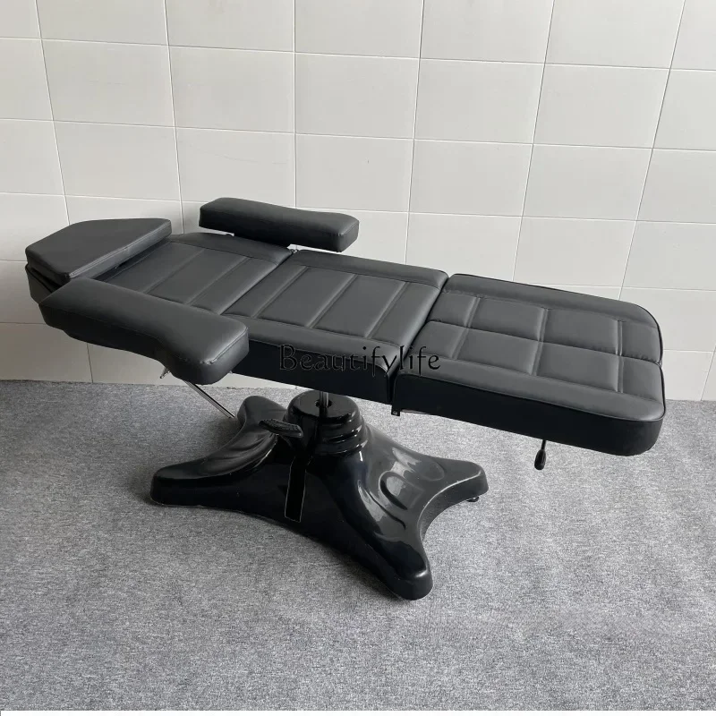 

yj9Multifunctional Height Adjustable Rotating Facial Bed Beauty Chair Eyebrow Tattoo Foot Washing Bed Chair