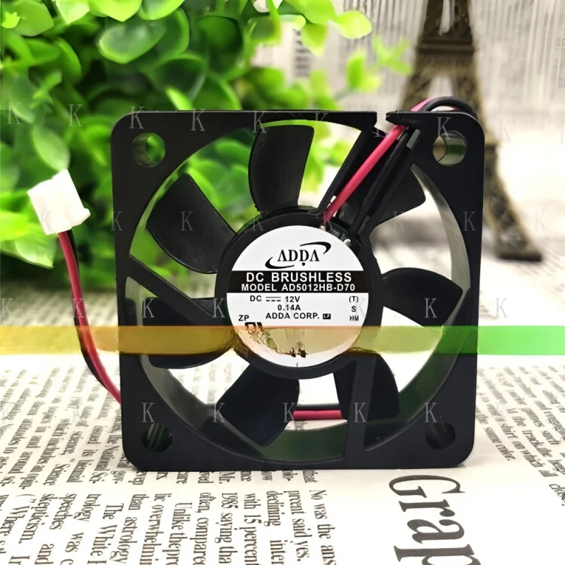 

C ДЛЯ 1 шт. ADDA AD5012HB-D70 5015 5 см 12 В 0,14 А двойной вентилятор охлаждения постоянного тока # А6–27