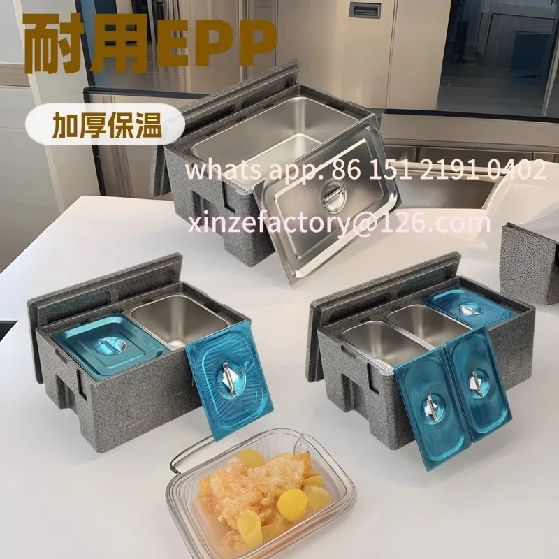 

Customizable Insulator Fractional Basin Stainless Steel Ice Cream Box