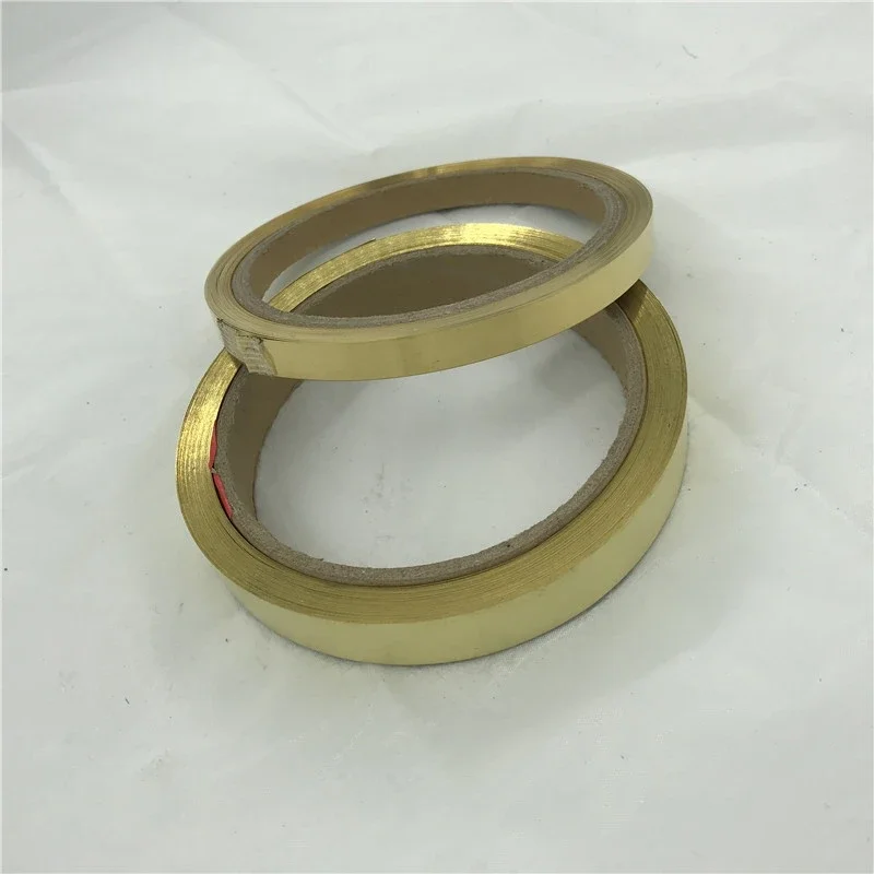 1pcs 0.2mm 0.25mm 0.3mm Half Hard Solid Raw Brass Wrapping Wire- Flat Wire Jewelry Making for DIY