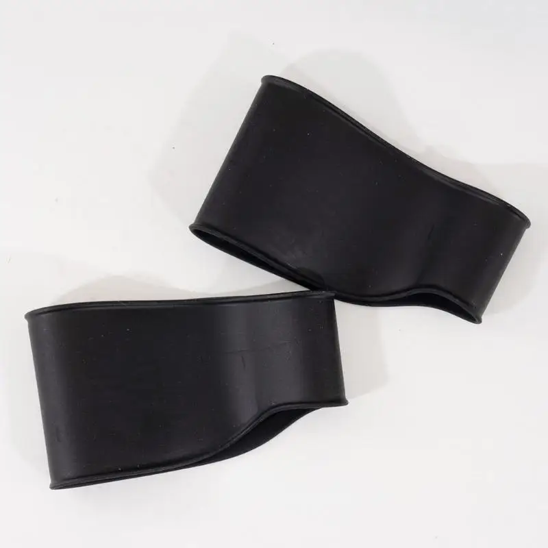 652f 2 pçs faixas renda futebol elástico silicone cadarços cobre grampo futebol protetor renda juventude acessórios